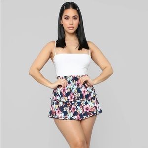 Flower Bomb Mini Skirt
